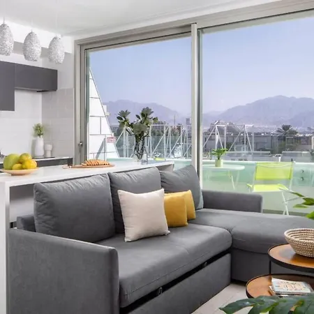 דירת חדר שינה וסלון עם מרפסת ליד הים - By Edom Apartment Eilat Exterior photo