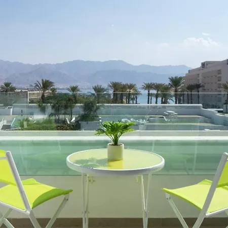דירת חדר שינה וסלון עם מרפסת ליד הים - By Edom Apartment Eilat Exterior photo